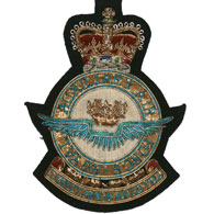 Royal Air Force Auxiliary wire Blazer Badge
